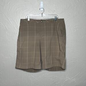 Under Armour Tan Plaid Shorts - Size 36R - Great Condition!